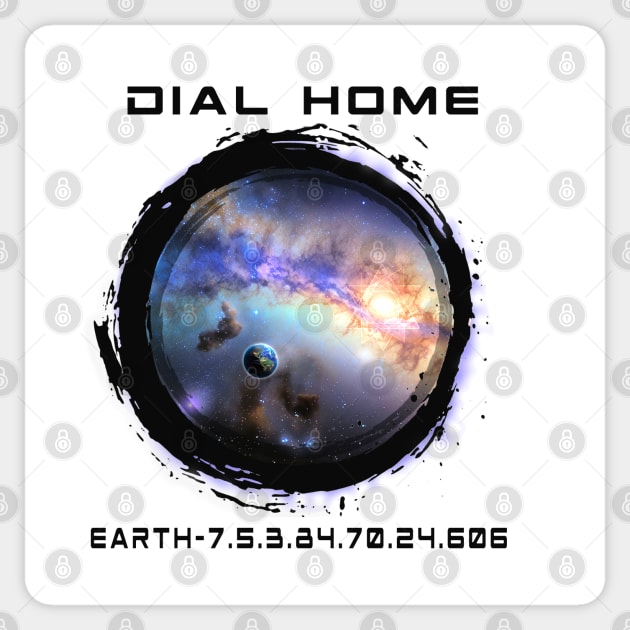 DIAL HOME-EARTH Sticker by Tripnotic